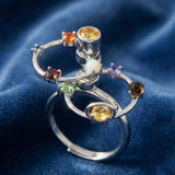 Cosmic Orbital Spinning Ring