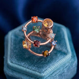 Cosmic Orbital Spinning Ring