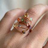 Cosmic Orbital Spinning Ring