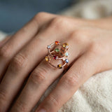 Cosmic Orbital Spinning Ring