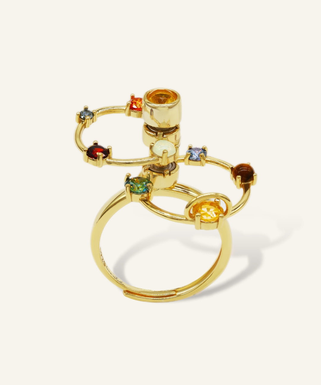 Cosmic Orbital Spinning Ring