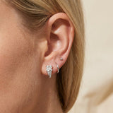 Creamy Cone Moissanite Studs