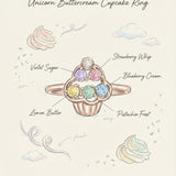 Unicorn Buttercream Cupcake Ring