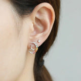 Deer Moissanite Studs