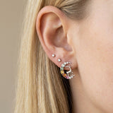 Deer Moissanite Studs
