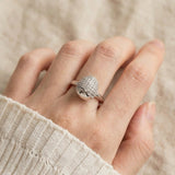 Dragon Egg Ring (White Moissanite)