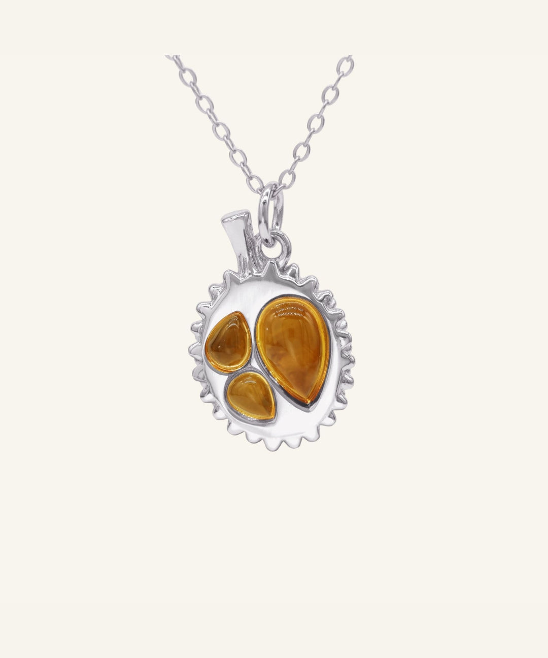 Durian Citrine Necklace