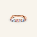 Entwine Eternity Band by ElateMarshmellow Rose Gold Vermeil scaled