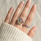 Entwine Eternity Band (Pastel Rainbow) by Elate