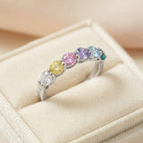 Entwine Eternity Band (Pastel Rainbow) by Elate