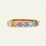 Entwine Eternity Band (Pastel Rainbow) by Elate