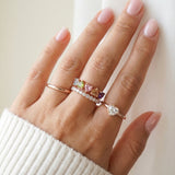 Eternity Heart Gemstones Band