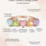 Eternity Heart Gemstones Band