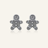 Gingerbread Man Studs