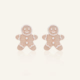 Gingerbread Man Studs
