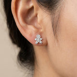 Gingerbread Man Studs