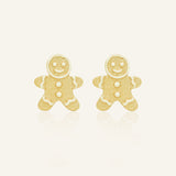 Gingerbread Man Studs