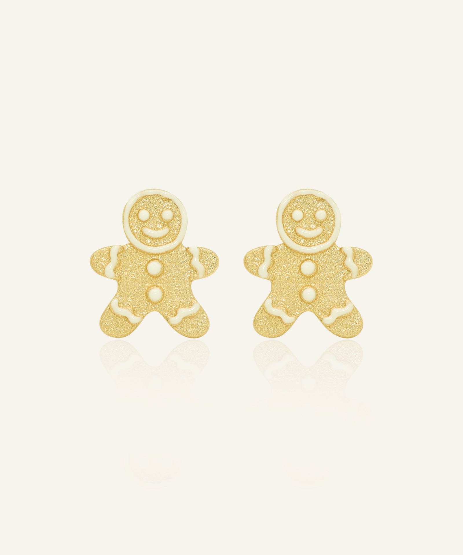 Gingerbread Man Studs