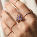 Hedgehog Ring (Tanzanite)