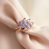 Hedgehog Ring (Tanzanite)