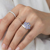 Hedgehog Ring (Tanzanite)