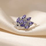 Hedgehog Ring (Tanzanite)