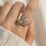 Hedgehog Ring (Tanzanite)
