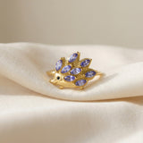 Hedgehog Ring (Tanzanite)