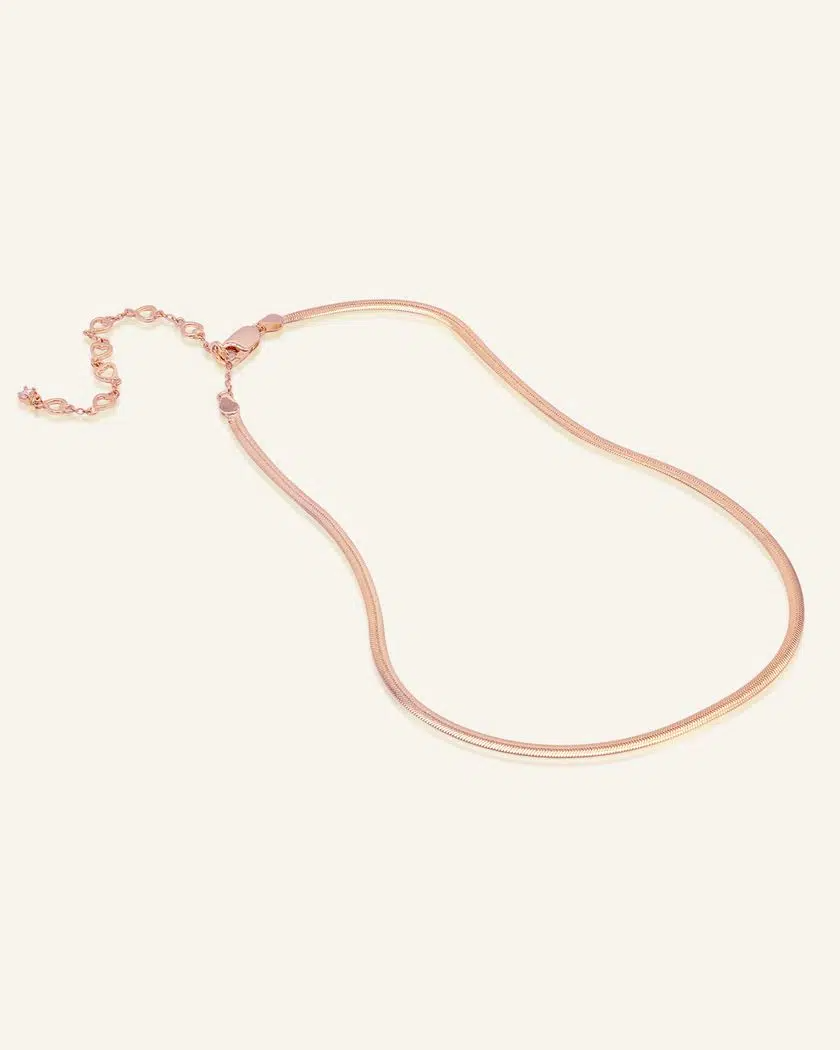 Herringbone Necklace By Elate