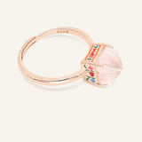 Huat Kueh Ring (Rose Quartz), additional product image