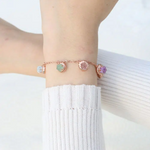 Ice Gem Biscuit Charm Slider Bracelet Model