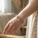 Ice Gem Biscuit Charm Slider Bracelet