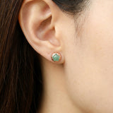Ice Gem Biscuit Studs (Aventurine)