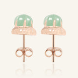 Ice Gem Biscuit Studs (Aventurine)