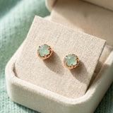 Ice Gem Biscuit Studs (Aventurine)