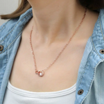Interlocking Rings Necklace – Model