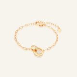 Interlocking Rings Bracelet by Elate