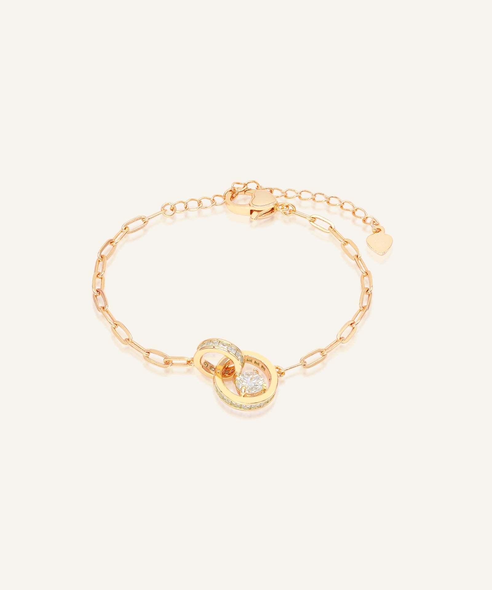 Interlocking Rings Bracelet by Elate