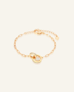 Interlocking Rings Bracelet by Elate