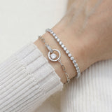 Interlocking Rings Bracelet by Elate