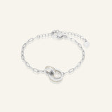 Interlocking Rings Bracelet by Elate