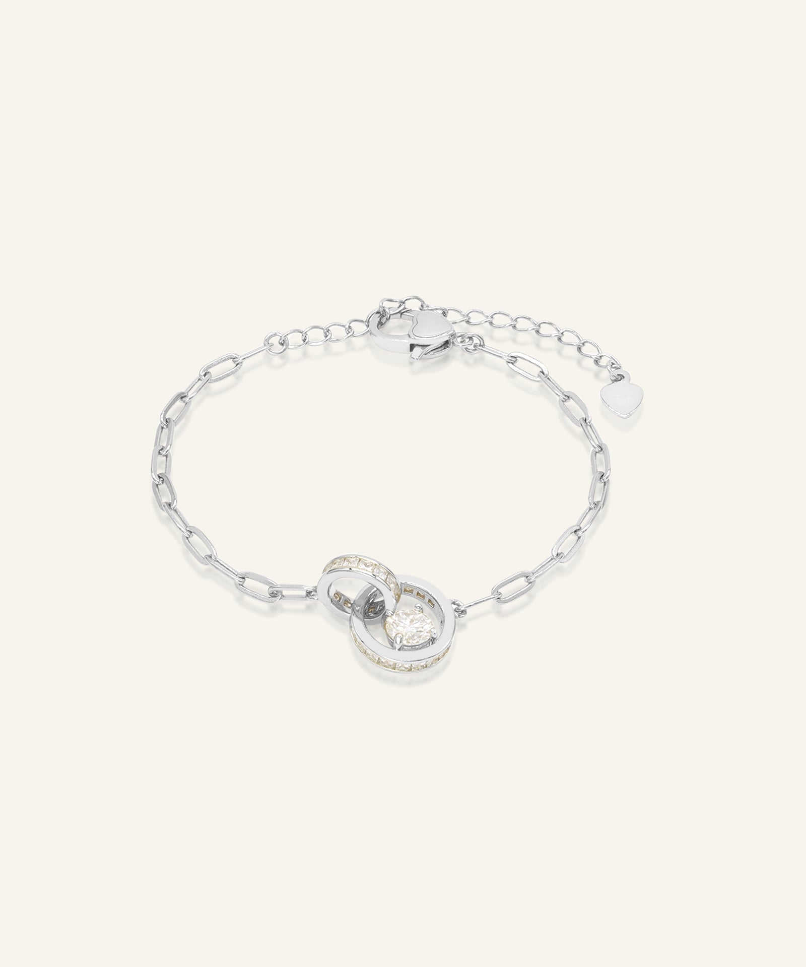 Interlocking Rings Bracelet by Elate