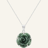 Jadeite Rose Necklace