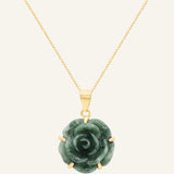 Jadeite Rose Necklace