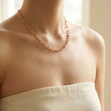 Lock Link Necklace by Elate