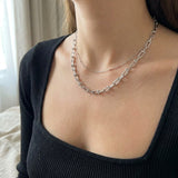 Lock Link Necklace by Elate
