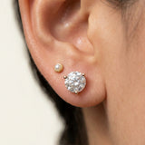 Martini Screwback Studs by Elate