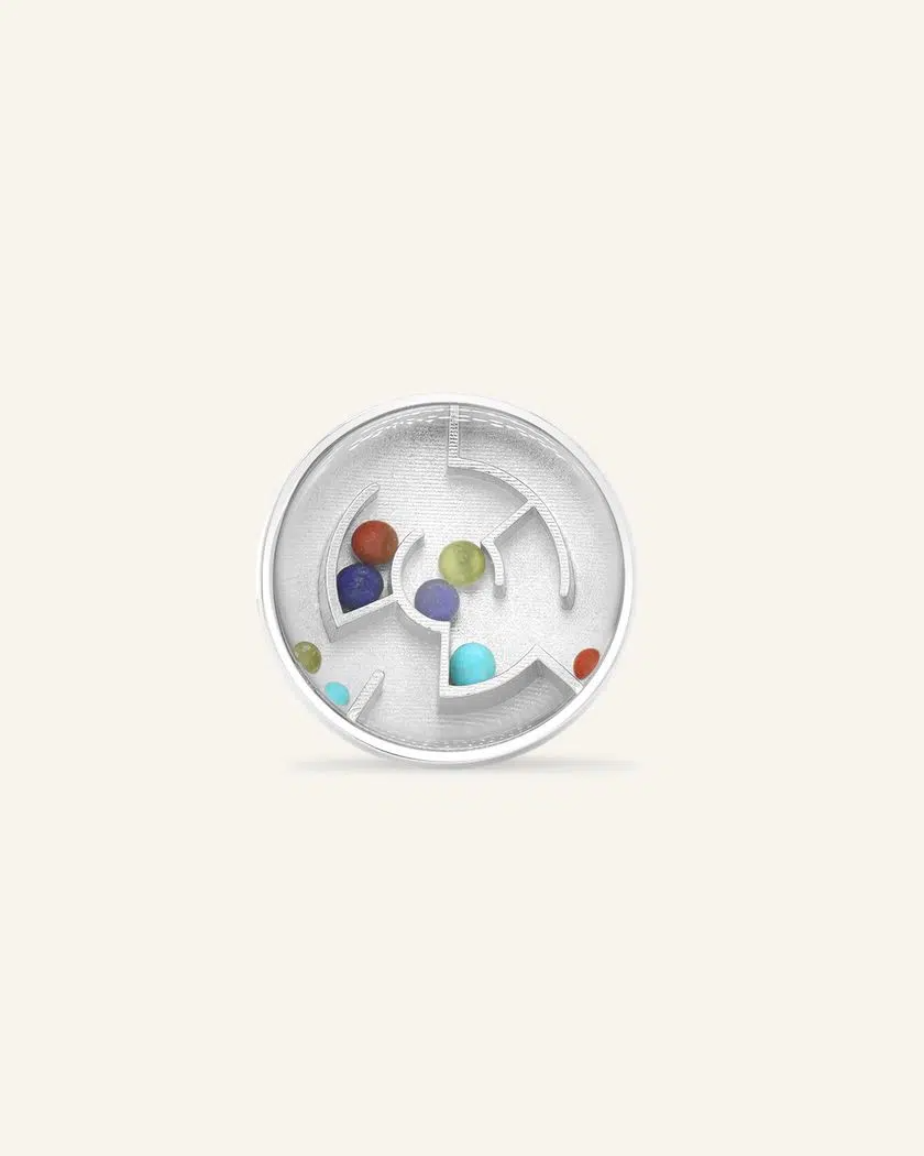 Maze Ring – Silver
