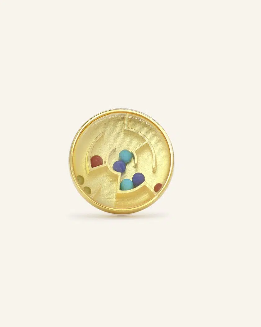 Maze Ring – Yellow Gold