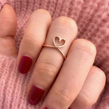 Midi Heart Ring